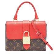 Louis Vuitton Vintage Pre-owned Belagd canvas handvskor Brown, Dam