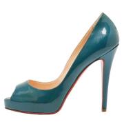 Christian Louboutin Pre-owned Pre-owned Laeder klackskor Blue, Dam