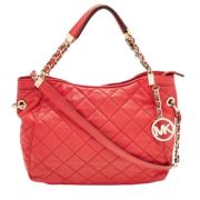 Michael Kors Pre-owned Pre-owned Laeder handvskor Red, Dam