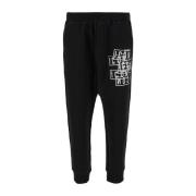 Dsquared2 Svarta Joggingbyxor med Icon Logo Print Black, Herr