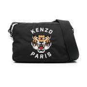 Kenzo Svarta Väskor - Stilfull Kollektion Black, Unisex