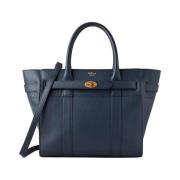 Mulberry Natt Himmel Dragkedja Tote Väska Blue, Dam