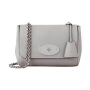 Mulberry Lily Pale Grey Läderhandväska Gray, Dam