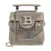 Balmain B-Buzz Mini shoulder bag Gray, Dam