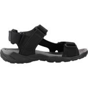 Geox Utomhus Grip Platta Sandaler Black, Herr