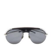 Dior Vintage Pre-owned Acetat solglasgon Black, Unisex