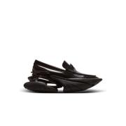 Balmain Main Lab Unicorn glaserade läderloafers Black, Herr