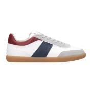 Tod's Vita Läder Sneakers med Präglat Logotyp White, Herr