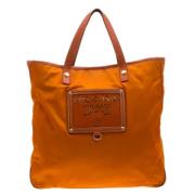 Prada Vintage Pre-owned Nylon totevskor Orange, Dam