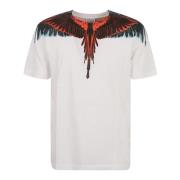 Marcelo Burlon Icon Wings T-shirts och Polos White, Herr