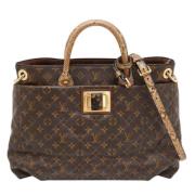 Louis Vuitton Vintage Pre-owned Canvas totevskor Brown, Dam