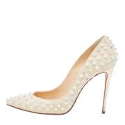 Christian Louboutin Pre-owned Pre-owned Laeder klackskor Beige, Dam