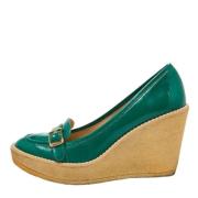 Stella McCartney Pre-owned Pre-owned Tyg klackskor Green, Dam