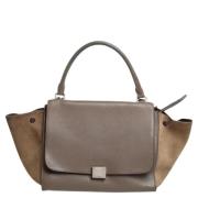 Celine Vintage Pre-owned Laeder handvskor Brown, Dam