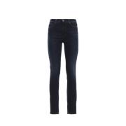 Max Mara Weekend Hög Midja Slim-fit Jeans Blue, Dam