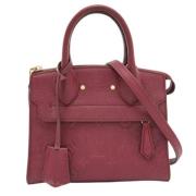 Louis Vuitton Vintage Pre-owned Laeder totevskor Red, Dam