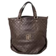 Carolina Herrera Pre-owned Pre-owned Laeder totevskor Brown, Dam