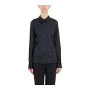 Helmut Lang Silkesskjorta Black, Dam