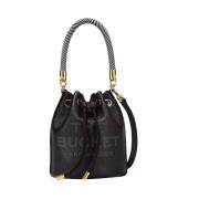 Marc Jacobs The Leather Bucket Väska Black, Dam