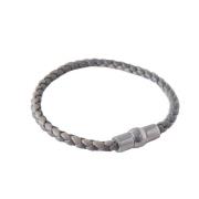 Mulberry Iris Läderarmband, Charcoal Gray, Dam