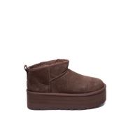 UGG Klassiska Ultra Mini Platform Stövlar Brown, Dam