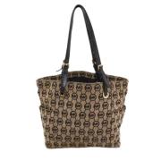 Michael Kors Pre-owned Pre-owned Canvas totevskor Beige, Dam