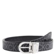 Calvin Klein Spänne Reversibel Bälte Black, Dam