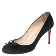 Christian Louboutin Pre-owned Pre-owned Mocka klackskor Black, Dam