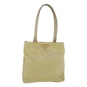 Prada Vintage Pre-owned Tyg prada-vskor Beige, Dam