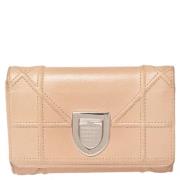 Dior Vintage Pre-owned Laeder plnbcker Beige, Dam