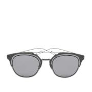 Dior Vintage Pre-owned Metall solglasgon Black, Dam