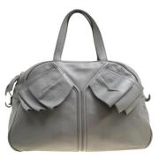 Yves Saint Laurent Vintage Pre-owned Laeder handvskor Gray, Dam