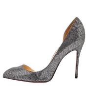 Christian Louboutin Pre-owned Pre-owned Tyg klackskor Gray, Dam