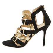 Jimmy Choo Pre-owned Pre-owned Laeder sandaler Black, Dam