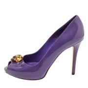 Alexander McQueen Pre-owned Pre-owned Laeder klackskor Purple, Dam