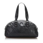 Chanel Vintage Pre-owned Laeder axelremsvskor Black, Dam