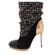 Christian Louboutin Pre-owned Pre-owned Laeder stvlar Black, Dam