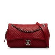 Chanel Vintage Pre-owned Laeder axelremsvskor Red, Dam