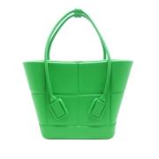 Bottega Veneta Vintage Pre-owned Tyg handvskor Green, Dam