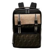 Fendi Vintage Pre-owned Laeder ryggsckar Brown, Dam