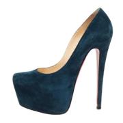 Christian Louboutin Pre-owned Pre-owned Mocka klackskor Green, Dam