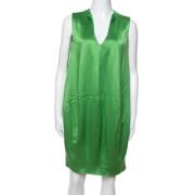 Alexander McQueen Pre-owned Pre-owned Satin klnningar Green, Dam