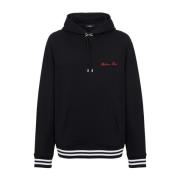 Balmain Ikonisk Hoodie Black, Herr