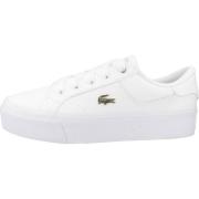 Lacoste Platform Logo Sneakers White, Dam