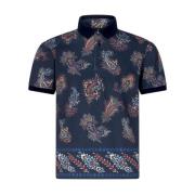 Etro Röda T-shirts och Polos Multicolor, Herr