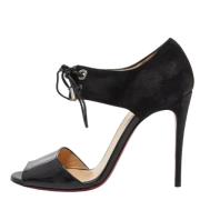 Christian Louboutin Pre-owned Pre-owned Laeder sandaler Black, Dam