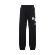 Amiri Svarta Joggingbyxor med Logo Patch Black, Herr