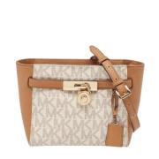 Michael Kors Pre-owned Pre-owned Belagd canvas axelremsvskor White, Da...