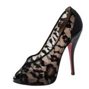 Christian Louboutin Pre-owned Pre-owned Spets klackskor Black, Dam