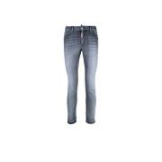 Dsquared2 Slim Fit Faded Grå Stretch Jeans Gray, Herr